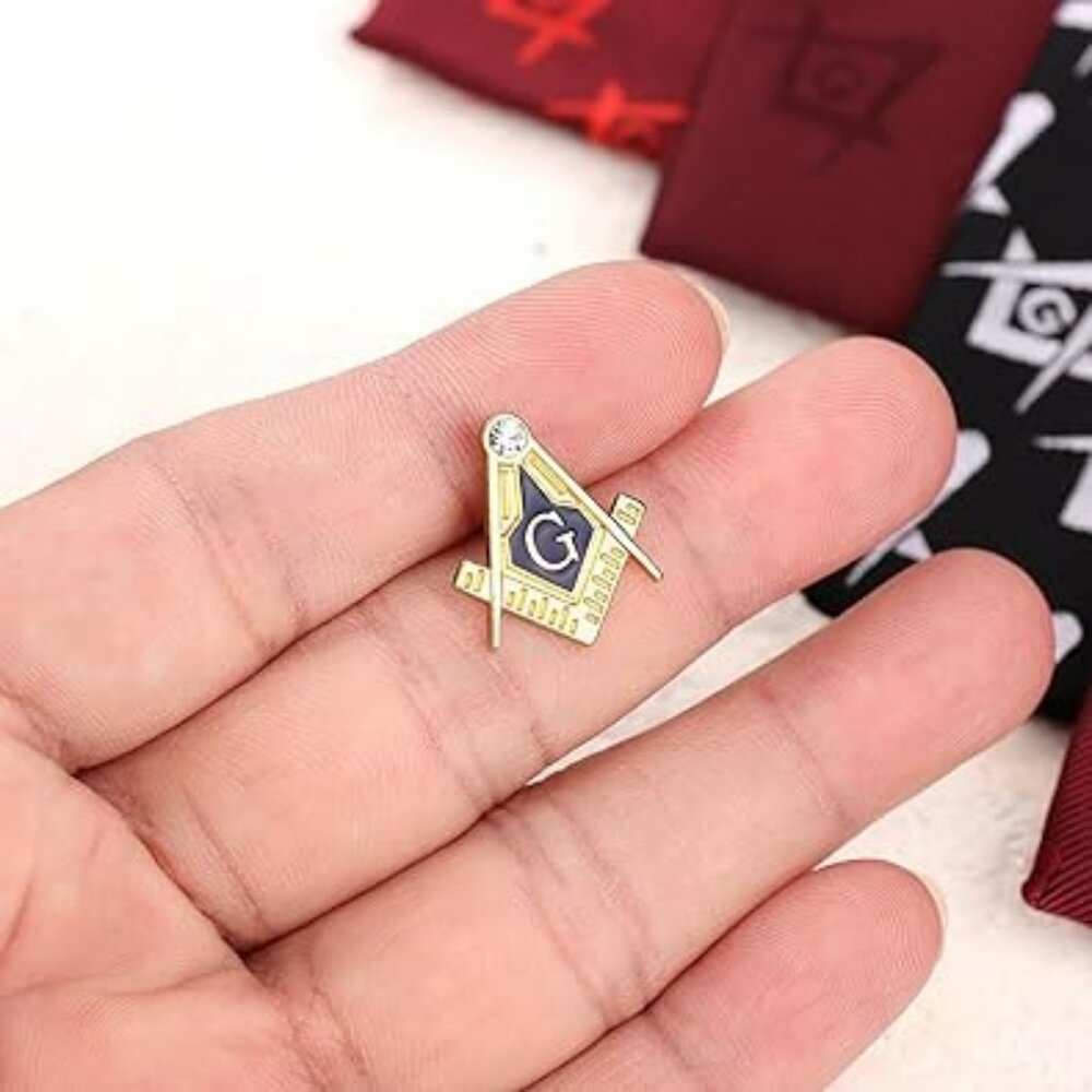 Men's Masonic Tie Tac Lapel Pin‎ Really Nice !!